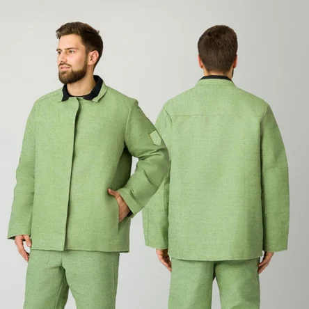 Костюм сварщика усиленный 1 кл.защиты (тк.Брезент, 480), хаки