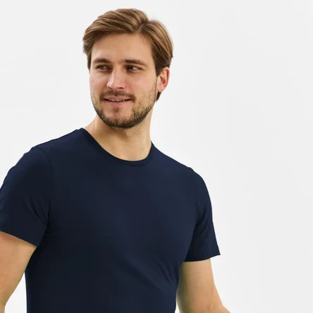 Футболка (тк.Трикотаж,160), т.синий/2