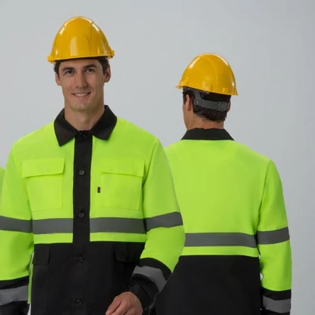 Костюм сигнальный Яркон-2 СОП (тк.Смесовая,210) п/к, лимонный/черный